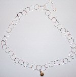 Cape Cod Link Necklace with 14K Ball