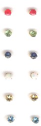 Genuine Birthstone Earrings